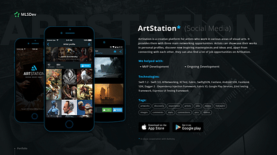 ArtStation - a creative platform for artists - Applicazione Mobile