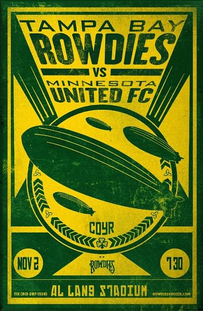 Rowdies vs. Minnesota United FC - Werbung