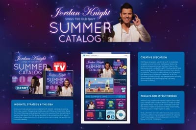 OLD NAVY SINGS THEIR SUMMER CATALOG - Advertising