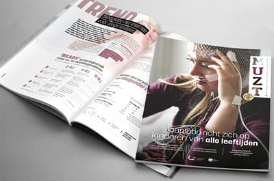 Infozine voor het UZ Brussel - Design & graphisme