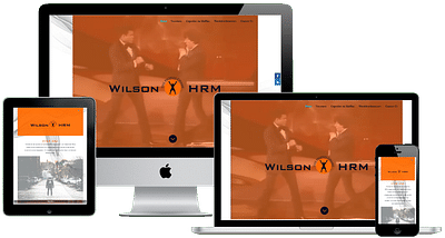 Website design for Wilson HRM - Création de site internet