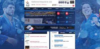 Fédération Française de Judo - Ergonomy (UX/UI)