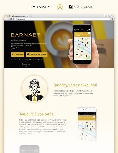 Barnaby website & mobile app - Stratégie digitale