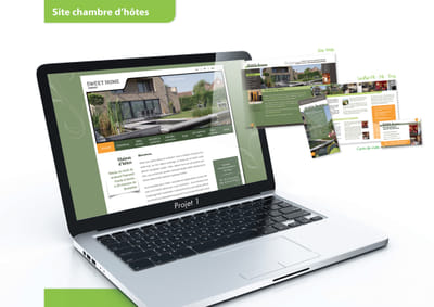 Site pour des chambres d'hôtes - Ontwerp