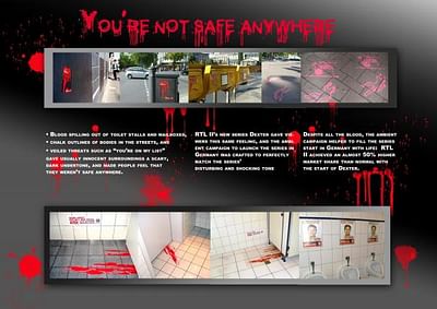 YOU`RE NOT SAFE ANYWHERE - Werbung