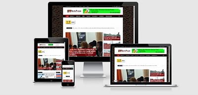 Web design and Graphic design for bantu voices - Digital Strategy