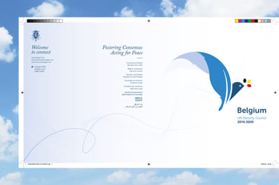 Belgium to the UN Security council 2019-2020 - Image de marque & branding