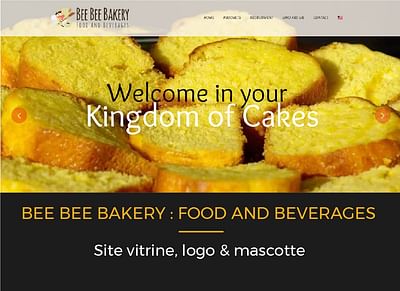 BeeBeeBakery - Création de site internet