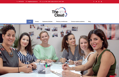 The Cloud School of English - Website Creation