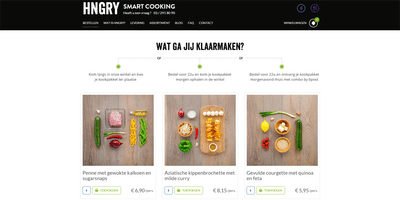HNGRY.BE - Website Creatie