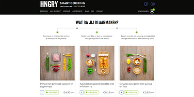 HNGRY.BE - Website Creation