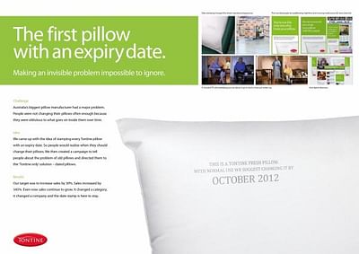 DATED PILLOWS - Publicidad