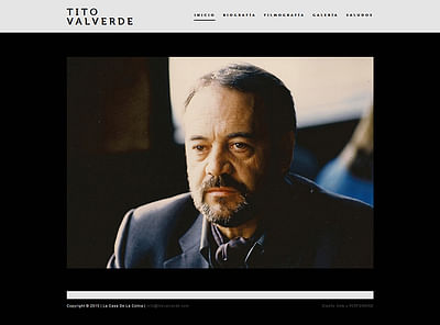 Website Actor Tito Valverde - Creación de Sitios Web