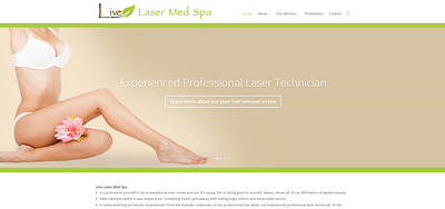 Digital Marketing For A MedSpa Clinic In USA - Website Creation