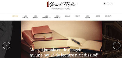 Site internet Gérard Muller