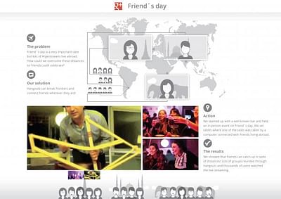 FRIEND'S DAY IN GOOGLE+ - Advertising