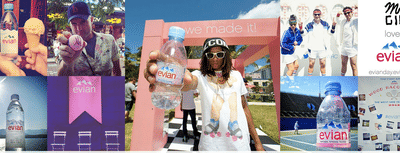 EVIAN //   DRIVING SOCIAL ENGAGEMENT - Branding & Positioning