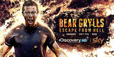 Bear Grylls, Escape from Hell - Publicidad