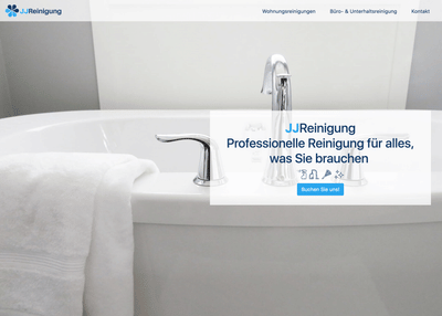 JJReinigung - Webseitengestaltung