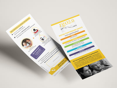 Création de flyers d'information - Ontwerp