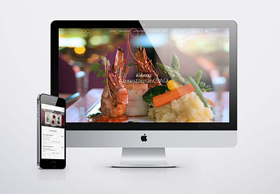 Site de présentation pour un restaurant en Suisse - Design & graphisme