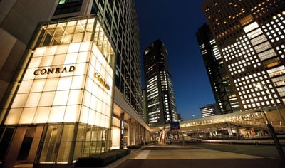 Collaterals production for Conrad Tokyo - Publicité