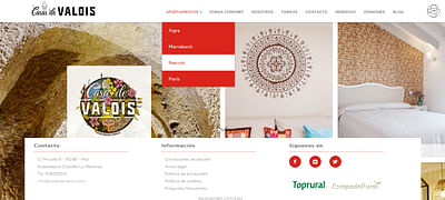 Casas de Valois, branding y web corporativa - Creación de Sitios Web