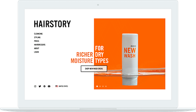 Hairstory - E-commerce