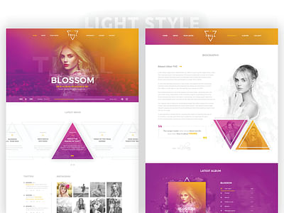 Website theme design - Ontwerp