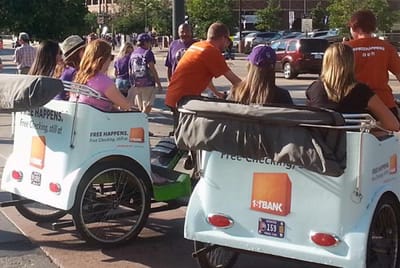 Free Pedicab - Advertising