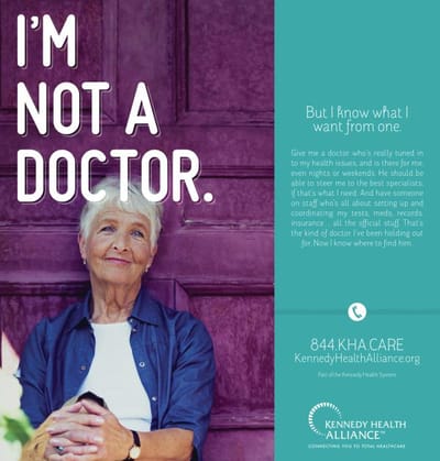 They’re not doctors, but they know healthcare. Senior. - Publicité