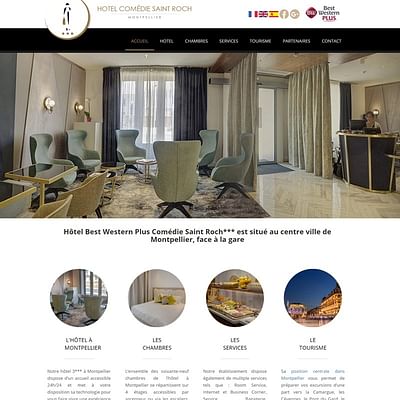 Hotel Montpellier BestWestern - Ergonomie (UX/UI)