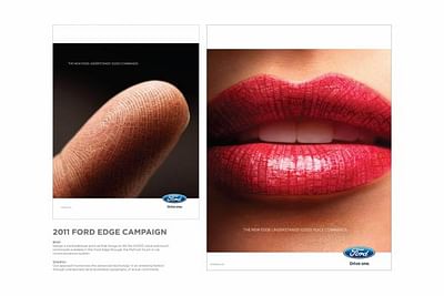 FORD EDGE PRINT CAMPAIGN - Advertising