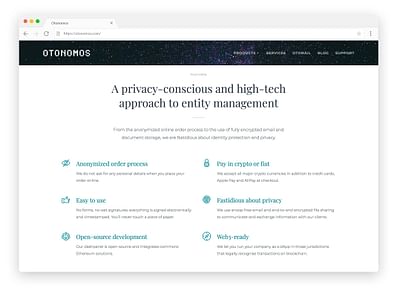 Otonomos - Web Application
