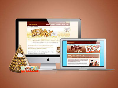 Website for Ferrero Rocher