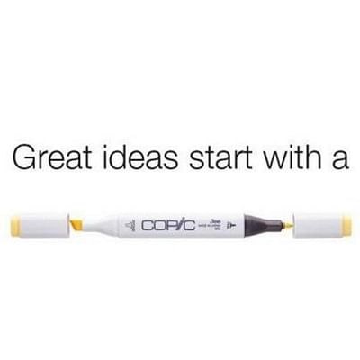 Great ideas starts with a Copic - Reclame