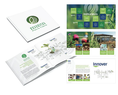 Brochure Institutionelle Démarche Bontanical - Branding & Posizionamento