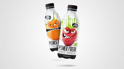 Power Freak Energy Drink - Branding y posicionamiento de marca