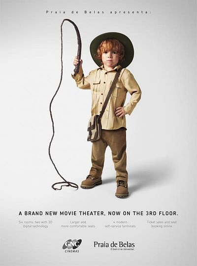A brand new movie theater. 5 - Publicidad