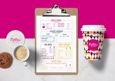 Branding of mellow frozen yogurt - Réseaux sociaux
