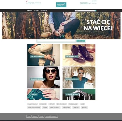 Stokki.pl - online shop - Website Creation