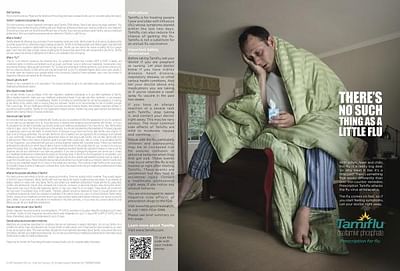 MAN ON BED - Advertising