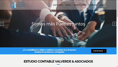 Diseño de página web para Estudio Contable - Website Creatie