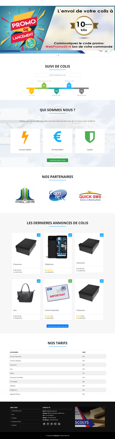 Création du site internet - Création de site internet