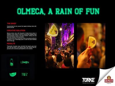 A rain of fun - Advertising