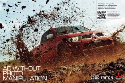AD WITHOUT PHOTO MANIPULATION - Publicité