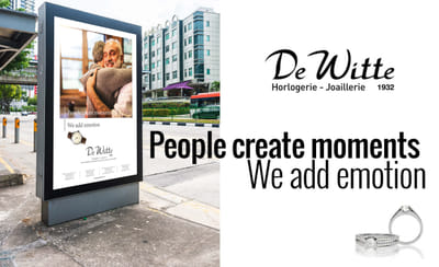 Campagne publicitaire - De Witte Bijouterie - Publicité