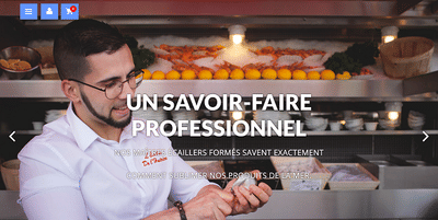 e-Commerce website for l'Huitriere in Brussels - E-commerce