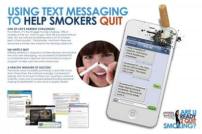 USING TEXT MESSAGING TO HELP SMOKERS QUIT - Werbung