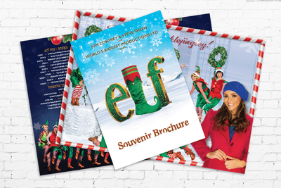 Elf Theatre Show Programme - Graphic Design